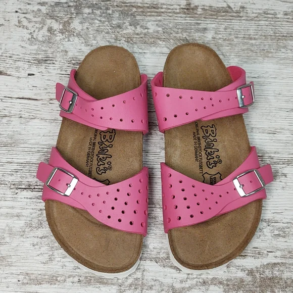 🟪NIB Sz 36 Birkenstock Birki's Pink Freeport Slide Sandal - Picture 6 of 16